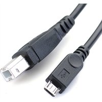 1m 3.2ft Micro USB Male To USB B Type Male Data OTG Cable For Mobile Tablet Printer
