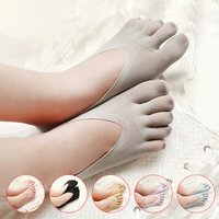 Socks women's Short Socks Ladies Invisible Lace White Socks With Fingers Female Transparent Sock Girls tt018 1pair=2pcs