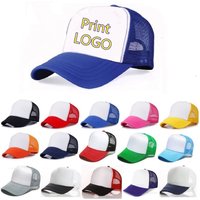 Wholesale Price Free Custom LOGO Design Trucker Hat Baseball Cap Women Men Blank Mesh Adjustable Sun Hat Girl Boy Gorras