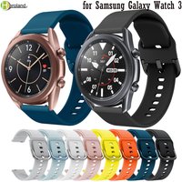 Watchband Silicone For Samsung Galaxy watch 3 45mm 41mm 42mm 46mm Strap Sport Smart Wristbands Bracelet 20mm 22mm Watchstrap