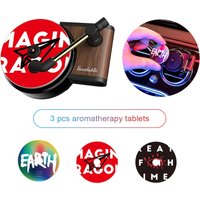 Diffuseur de parfum pour voiture en forme de tourne-disque vinyle, clip pour grille d'aération, ornement aromatique, accessoire