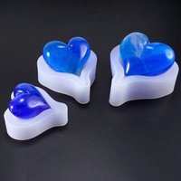 1PCS 3D Herz Form Silikon Form Harz Epoxy Schlüsselbund Anhänger Form Seife Kerze Formen Für DIY Schmuck, Die Entdeckungen