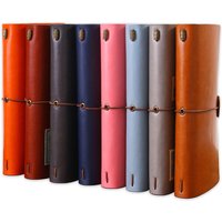 Retro Dairy Memo Weekly Planner A6 Travel Notebook Birthday Gift Vintage Journey Spiral Dairy Notebook Leather Sketch Book