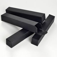 100Pieces/Lot 10ML Black Box Empty Perfume Bottle Package box Customizable Paper Boxes Packaging Custom Logo ONLY BOX image 4