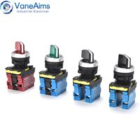 Knob Switch LA36M-10/20 Two-Position Power Switch Three-Gear Selection Button Left And Right Circuit Control 10A VaneAims