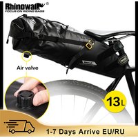 Bal inowalk-Sac de vélo entièrement étanche, sac arrière T1 pour vélo de route et de montagne, sacoche à bagages, accessoires de dégager de vélo, 5L-13L
