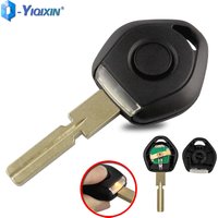 YIQIXIN – housse de remplacement pour clé de voiture BMW E36 E34 E38 3 5 7 série Z3, transpondeur à lumière LED, étui à lame HU58