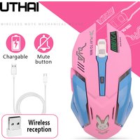 DB70 2020 New 2.4G Rechargeable Wireless Mouse With LED Backlight, PC Laptop Mouse, a Variety Of Optional Computer Accessories