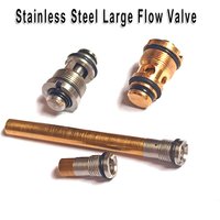 High Quality Stainless Steel Nozzle Large Flow Inlet Outlet Release Valve for Air Pneumatic Toys Cookware Stove Tyre Lighter