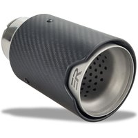 1 Piece High Quality Real Carbon Fiber Muffler Car Modify Upgrade Exhaust Tips Pipe Tail Nozzle For Auto Modification