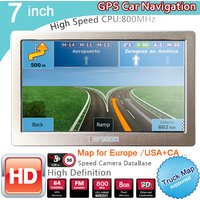 Navigation GPS portable HD 7 pouces avec cartes 2026 pour l'Europe et la Russie, pour voiture, camion, camping-car, caravane, avec mises à jour gratuites X20T
