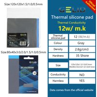 GELID GP-EXTREME Thermal Pad CPU/GPU Graphics Card Motherboard high-performance Pad Heat Dissipation Silicone Pad Multi-Size 12W