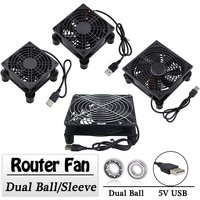Gdstime 5V USB Cooler 140MM 120MM 92MM Fan USB Base TV Box Cooling Fan 12025 Router Fan W/Controller&Protective Net Desktop Fan