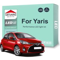 LED Interior Light Bulb Kit For Toyota Yaris 1999-2015 2016 2017 2018 2019 2020 2021 Car Dome Reading Trunk Lamp Canbus No Error
