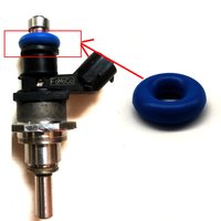 50 PCS GDI Fuel Injector Nozzle Rubber Ring L3K9-13-250A L3K913250A E7T20271 Fit Mazda 3 6 CX-7 Turbo 2.3L Car Accessory