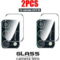 2pcs Protective Glass For Samsung Galaxy S20 FE Glass Camera Protector On For Samsung S20FE s10 s20 note 20 Ultra Tempered Film