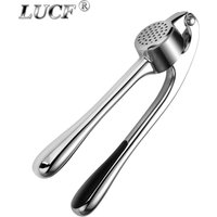 Zinc Alloy Garlic Presser Ginger Crusher Handheld Device Metal Mincer Squeezer Chopper Vegetables Masher Practical Kitchen Tools