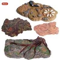 Oenux Jurassic Dinosaurier Plattform Simulation T-Rex Dinosaurio Welt Modell Action-figuren DIY Basis Sammlung Dekoration Kind Spielzeug