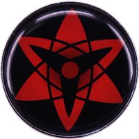 Sharingan Sasuke Pin Brooch Anime Badge