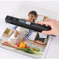 iScan Portable Handheld Scanner Photos Receipts A4 Document Scanner 900DPI for School Home Business Scan Support JPG/PDF Format