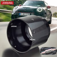 NEW Carbon Fiber Exhaust Tip Muffler Tips Fit for JOHN COOPER WORKS 2022 2.0T Exhaust Pipe 95mm For MINI JCW Black/silver