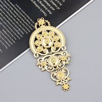 Sunspicems Traditional Galician Frogs Brooch Pins For Women Gold Color Spain Filigree Jewelry Ethnic Argentina Handicrafts