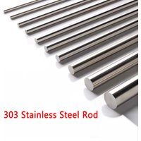 2- 5pcs 303 Stainless Steel Rod 0.8mm1mm 1.5mm 1.8mm 1.9mm Linear Shaft Rods Metric Round Bar Ground 200mm/250mm /500mm Length