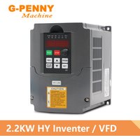 2.2KW HUANYANG 110V/ 220v /380v Inverter CNC Spindle motor speed control Variable Frequency Drive 0-400Hz 3P output