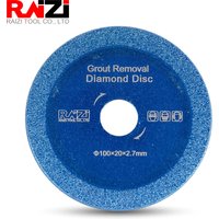 Raizi 100mm Grout Removal Diamond Disc Special Saw Blade for Tile Gap Grout Cleaner Machine Seam Cleaning Cutting Disc