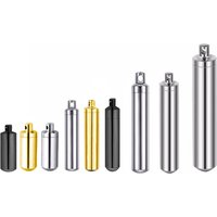 Men Women Necklace Stainless Steel Perfume Holder Bar Cylinder Pendant Memorial Ashes Urn Jewelry Dropship