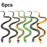 Realistic Plastic Tricky Toy Fake Snakes Boa Rattlesnake Model High Simulation Toy Prank Halloween