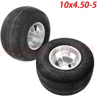 1PCS 10x 4,50-5 Rad Gehen Kart Reifen und Felgen Vorne Räder 5 Zoll Gehen Kart ATV UTV buggy Quad Rad Hub Felge und Reifen Sets