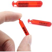 10PCS Plastic Fishing Sound Bar Fishing Lure Baits Rattles Insert Tube for Soft Worm Jig Fishing Lure Fly Tie Tying Baits Making