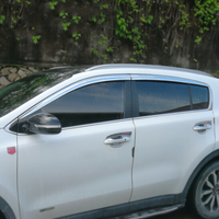 ABS chrome For 2016-2020 Kia Sportage Accessories Car Vent Sun Deflectors Guard Smoke Window Rain Visor 4pcs