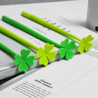 Lytwtw's Silicone Creative Cute Soft Flower Gel Pens School Office Supplies Stationery Gift Kawaii Pen