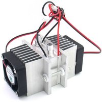 DIY Semiconductor Refrigeration System Kit Mini Refrigerator Cooler 12V Conduction Module+Water Cooling Head+Fan+TEC1-12706