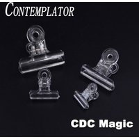 CONTEMPLATOR 4pcs Clear CDC Magic Tools Making Hackles 4sizes Fiber Feather Clips Dubbing Clip Indispensable Fly Tying Tools