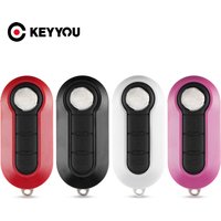 KEYYOU Car Remote Key Shell Case For Fiat 500 Panda Punto Bravo Stilo Ducato Citroen Jumper Peugeot Boxer SIP22 Flip Key