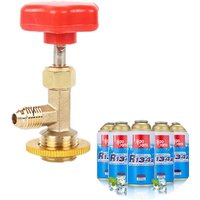 Open Valve r134a Refrigerante Bottle Opener Air Conditioner Tools Freon Refrigerant Can Opener CT338 339 R12 R600A R22 R134A