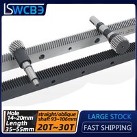 Engraving Machine Gear 1.25 Mold 1.25M Straight Tooth Helical Gear High Precision Transmission Gear Shaft Pinion CNC Parts