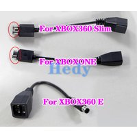 1PC AC Power Supply Adapter Cable Transformer Converter Transfer Cable Cord for Microsoft Xbox 360 Slim to XboxOne/XBOX360 E