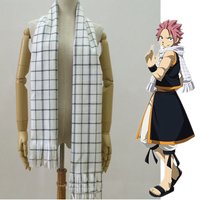 Anime Scarf Fairy Tail Role Natsu Dragneel Cosplay Costume Scarves Neckerchief Warm
