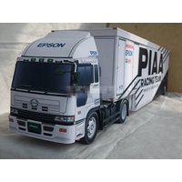 1:24 Scale Japanese Super GT 2005 Car Carrier Trailer Handcraft Paper Model KIT Puzzles Handmade Toy DIY