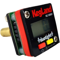 Kegland Digital Illuminated Mini Gauge 0-90psi (0-6.2bar) - Duotight 8mm 5/16 Stem