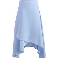 Women Girls Ballet Skirts Long Wrap Chiffon Skirt Ballet Dance Dress Tulle Skirts Adult Polyester Lace Up Dance Costumes