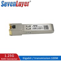 Module SFP RJ45 10/100/1000, connecteur SFP en cuivre, port SFP RJ45 compatible avec divers commutateurs Gigabit Ethernet