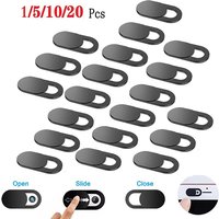 100/20/10/5/1pcs Sliding Webcam Cover Laptop Camera Cover Slider Phone Antispy For iPad Macbook Tablet Lenses Privacy Sticker