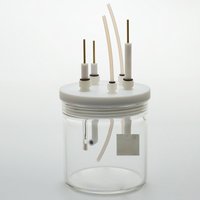 Sealed gas electrochemical electrolysis device electrolytic reaction cell electrolytic cell test container bottle