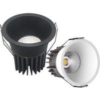 No main light black, white and gray series dimmable LED downlight embedded suitable for hotel commercial home decoration