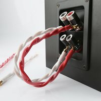 HiFi 4pcs Speaker Bridge/Jumper Audio Cable, (2.8mm²x4), Banana Spade(Y) Terminals